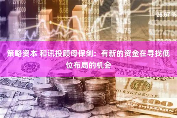 策略资本 和讯投顾母保剑：有新的资金在寻找低位布局的机会
