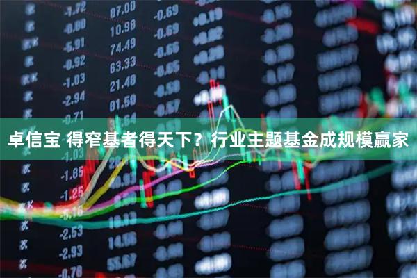 卓信宝 得窄基者得天下？行业主题基金成规模赢家